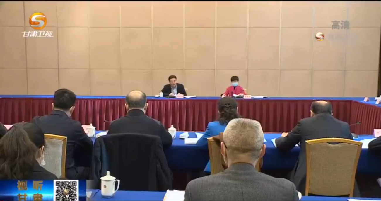 【短视频】甘肃代表团重点建议素材情况介绍座谈会召开